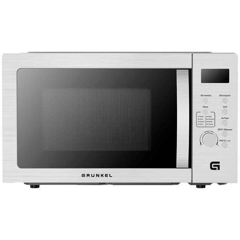 Grunkel MW-28AIRFRYER Microondas | 900W| Capacidade 28L| Função grelhador | Função Airfryer | Prata