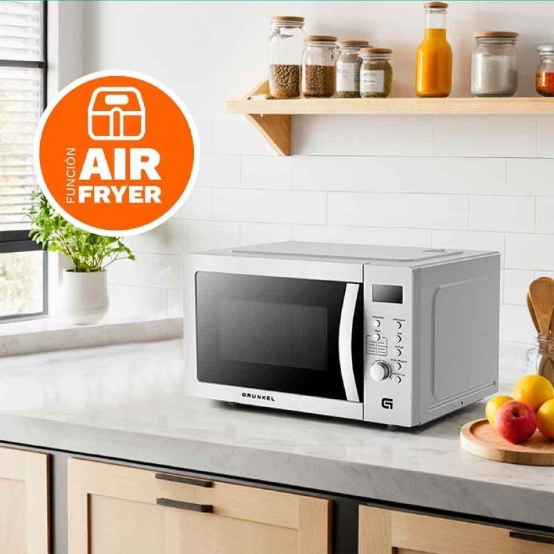 Grunkel MW-28AIRFRYER Microondas | 900W| Capacidade 28L| Função grelhador | Função Airfryer | Prata