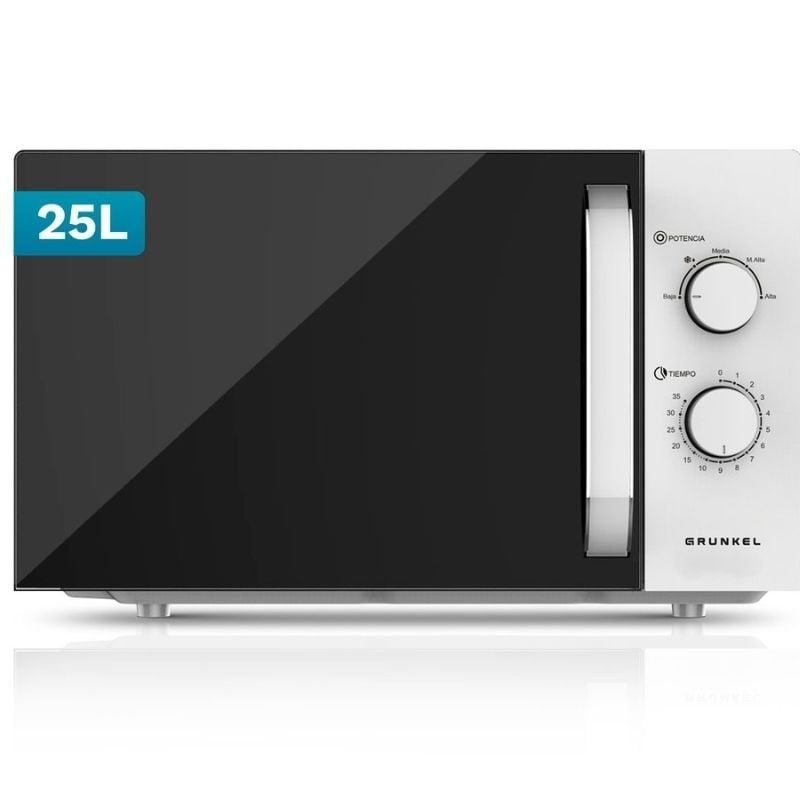 Microondas Grunkel MW-25EASY | 850W| Capacidade 25L| Branco