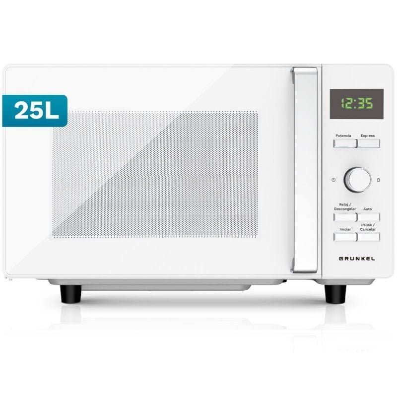 Microondas Grunkel MWD-25FLAT | 800W| Capacidade 25L| Branco