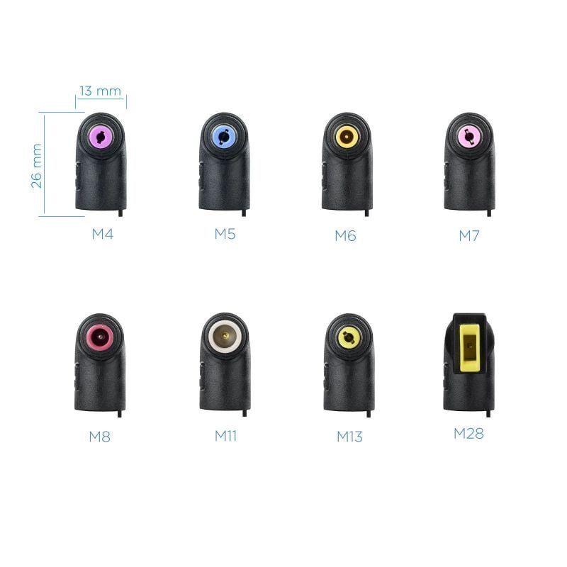 TooQ TQLC-65BS02AT Carregador de portátil | 65W| 1xUSB| Automático| 8 conectores| Tensão 18,5-20V| 1 USB