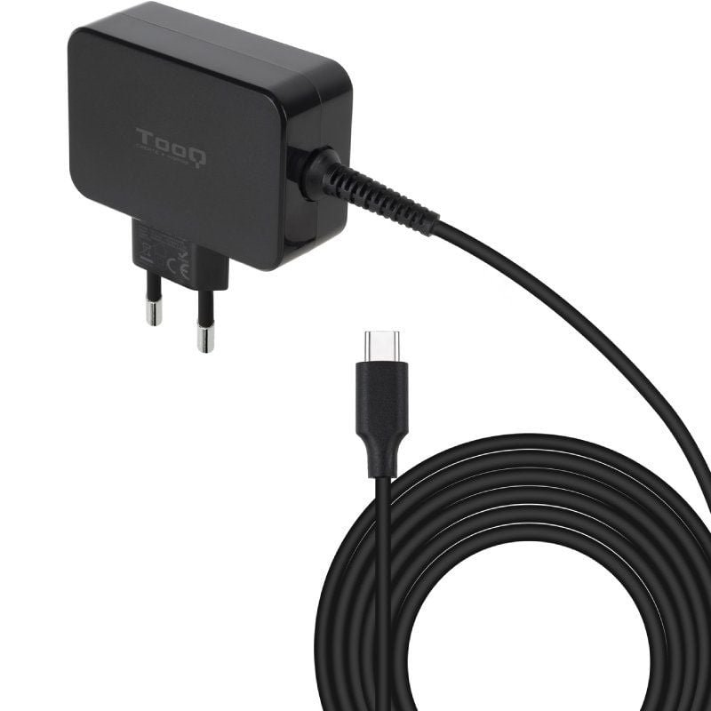 GAN TOOQ TQLC-USBCGAN45PD USB Tipo-C carregador de portátil | 45W| Automático| Tensão 5-20V