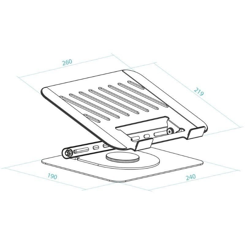 Suporte para portátil TooQ PH-DAFNE-S | tablet até 17"