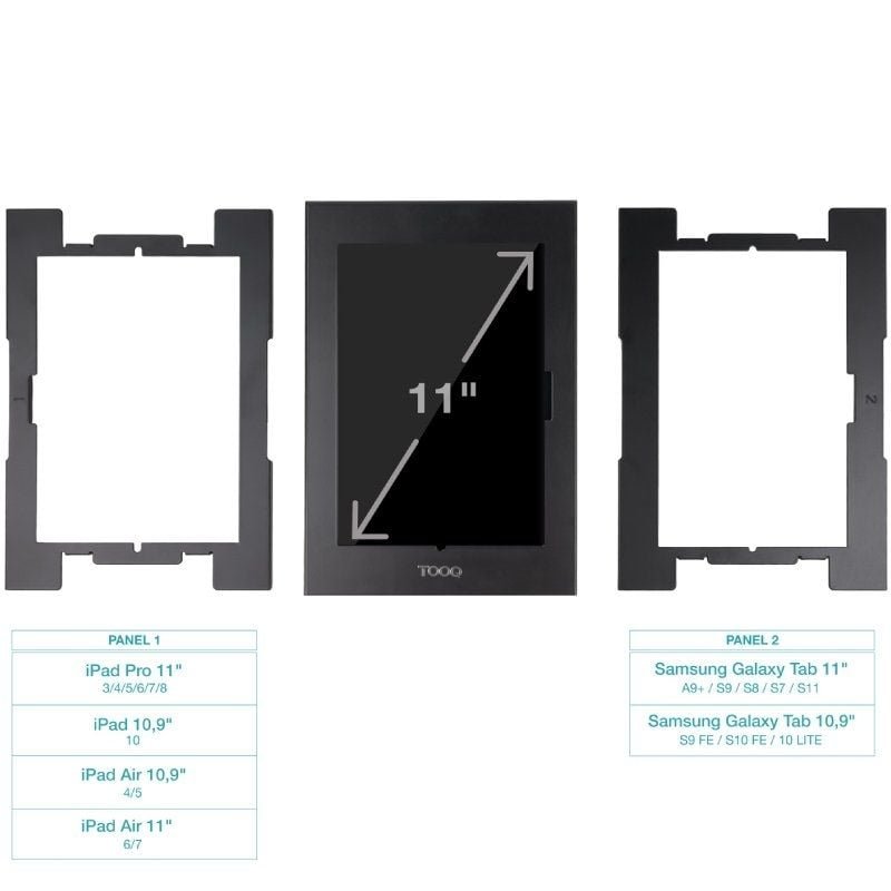 Marco Antirrobo para Tablet TooQ TQATTE2601-S-B| Preto