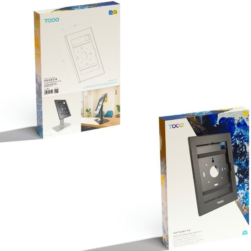 Marco Antirrobo para Tablet TooQ TQATTE2601-S-B| Preto