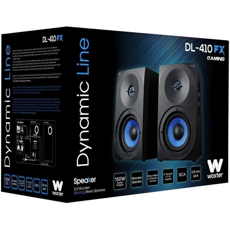 Woxter Dynamic Line DL-410 Alto-falantes FX| 150W| 2.0