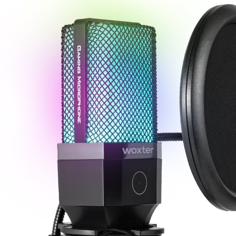 Microfone Woxter Mic Studio 65 RGB| USB 2.0