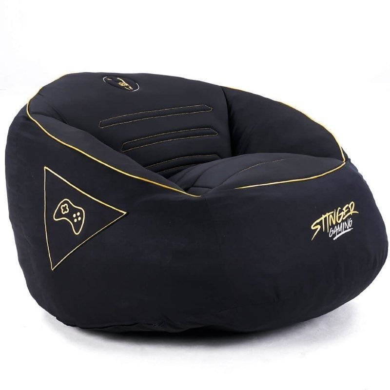 Puff Woxter Stinger Gaming| com enchimento| Preto e Dourado