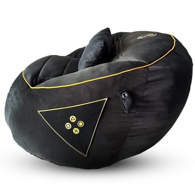Puff Woxter Stinger Gaming| com enchimento| Preto e Dourado
