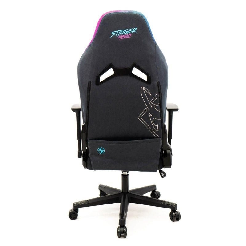 Cadeira Gaming Woxter Stinger Station Elite| Luzes LED| Azul e Rosa