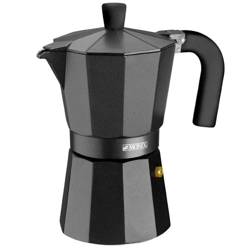 Cafeteira Italiana Monix Noir M640009| 9 Copas | Preto
