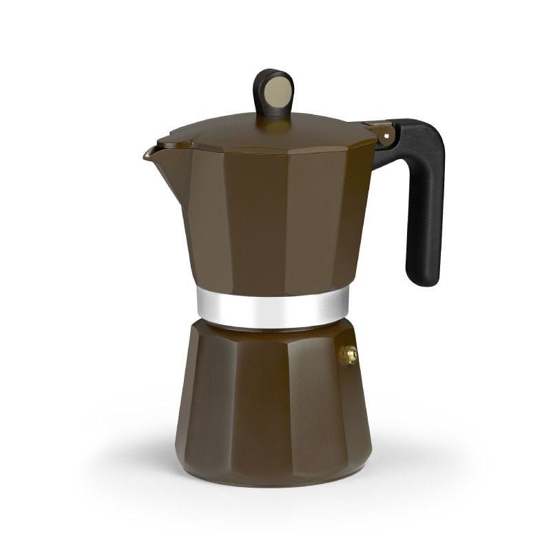 Creme de indução para cafeteira italiana M671012 | 12 Copas | Marrom