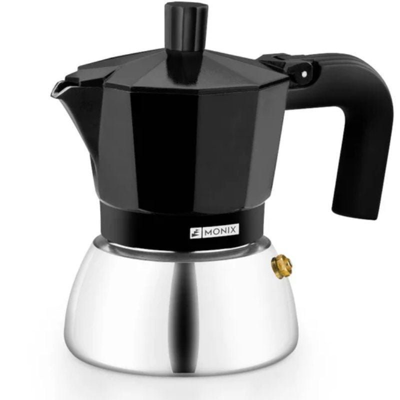 Máquina de café italiana Monix Induction Inox M863009 | 9 Copas | Preto