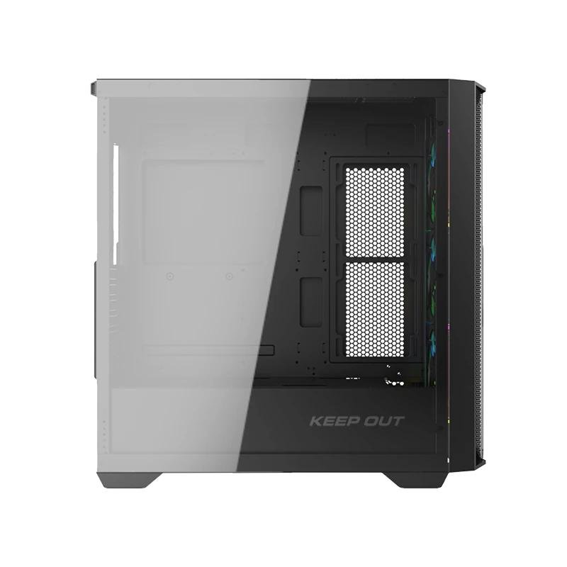 Keep Out Box M-ATX KO XC-500 ARGB USB3 Blackglass