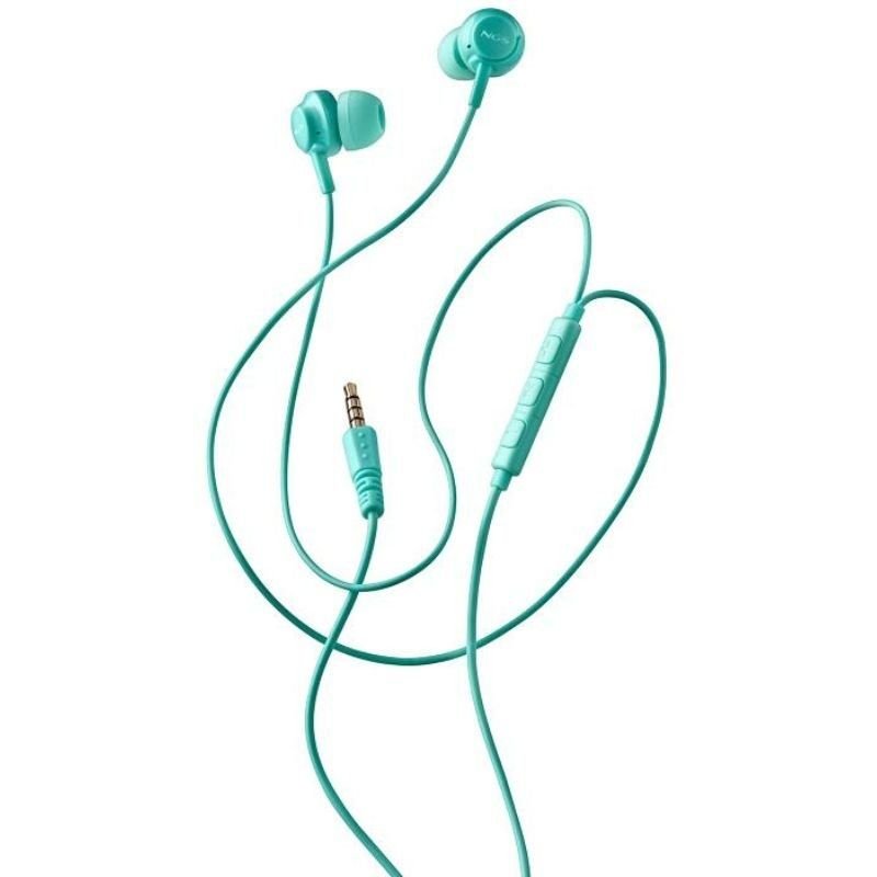Fones de ouvido intra-auriculares de deriva cruzada NGS| com microfone| Jack 3.5| Verde