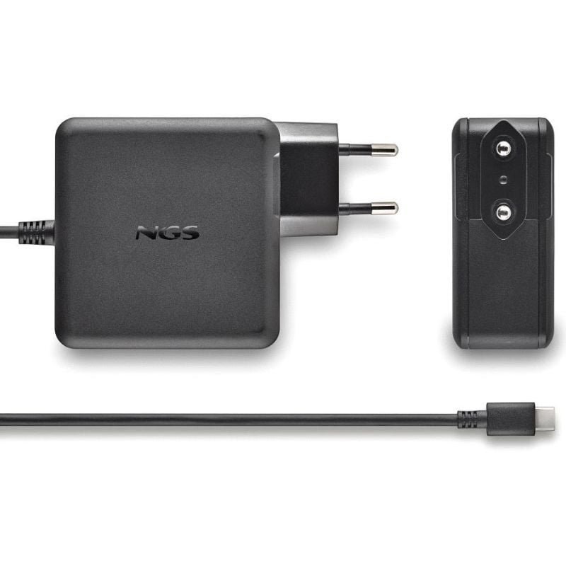 Gan NGS GAN100W-C USB Tipo-C carregador de portátil | 100W| Automático| Tensão 5-20V