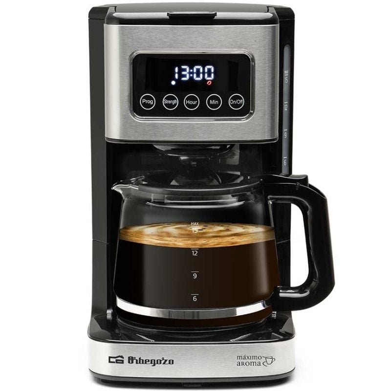 Máquina de café por gotejamento Orbegozo CG 6015 | 15 Copas | Preto