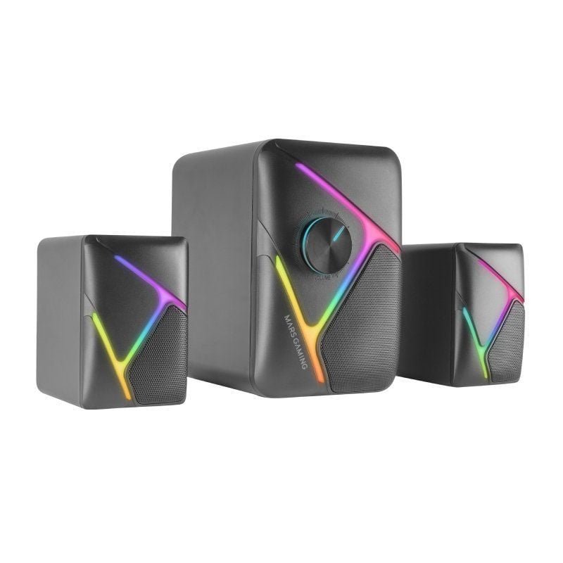 Alto-falante Mars Gaming MS-H21 35W 2.1 Preto