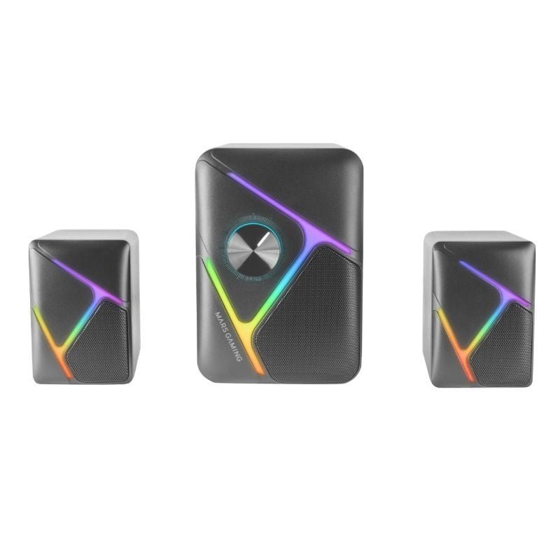 Alto-falante Mars Gaming MS-H21 35W 2.1 Preto