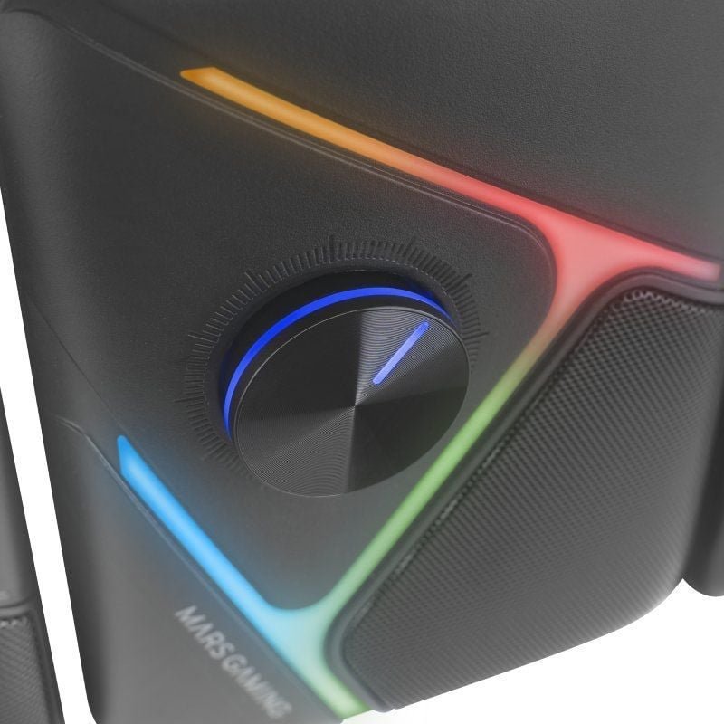 Alto-falante Mars Gaming MS-H21 35W 2.1 Preto