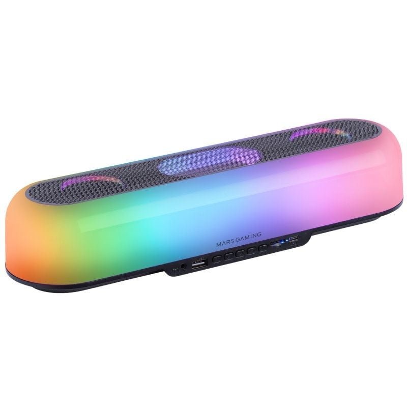 Barra de Som com Bluetooth Mars Gaming MSB-ORB Preta 2021W