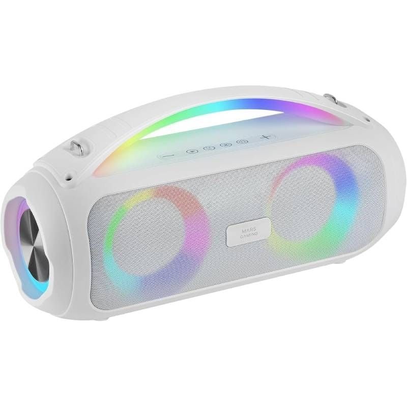Alto-falante bluetooth da Mars Gaming MS-Pulse| 50W rms| 2.0| Branco