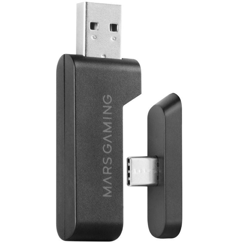 Fones de ouvido de jogos sem fio com microfone Mars GamingWPRO  Jack 3.5  Bluetooth MH  Pretos
