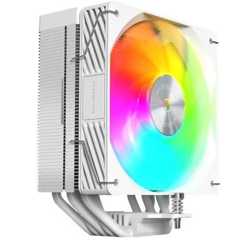 Ventilador com Disipador Mars Gaming MCPU-X5ARGB| 12cm| Branco