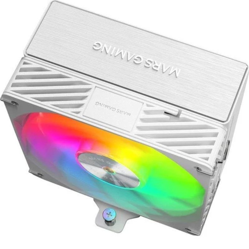 Ventilador com Disipador Mars Gaming MCPU-X5ARGB| 12cm| Branco