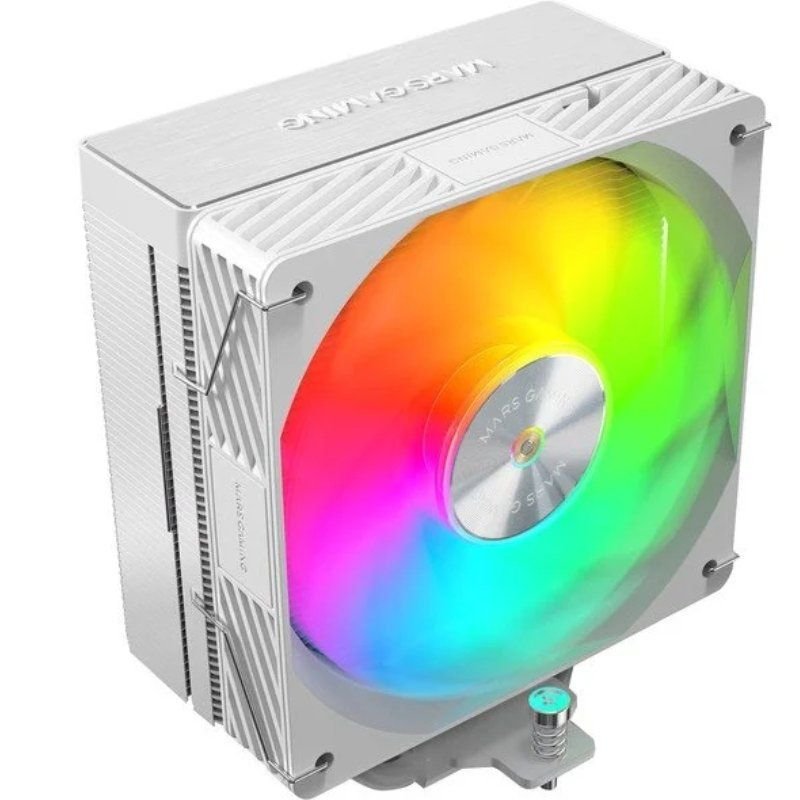 Ventilador com Disipador Mars Gaming MCPU-X5ARGB| 12cm| Branco