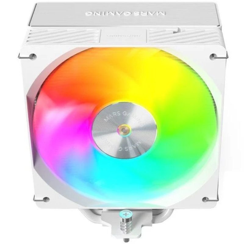 Ventilador com Disipador Mars Gaming MCPU-X5ARGB| 12cm| Branco