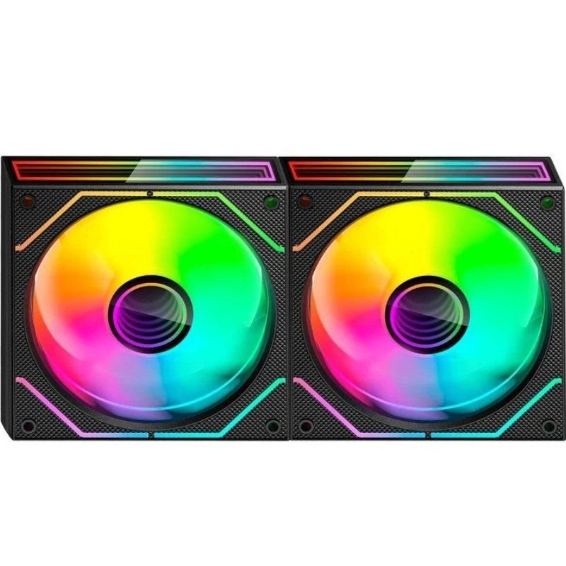 Pack 2 Ventiladores Mars Gaming MF-3DPROX2| 12cm| ARGB
