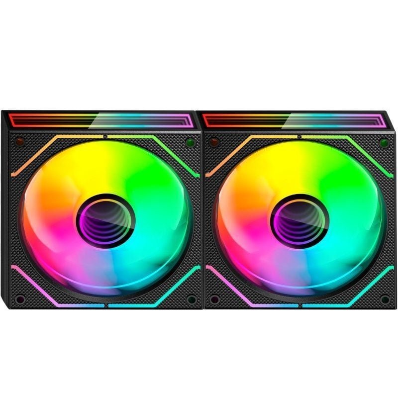 Pack 2 Ventiladores Mars Gaming MF-3DPROX2R| 12cm| ARGB