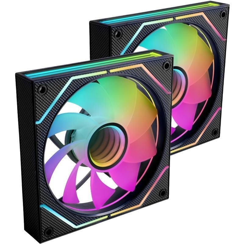 Pack 2 Ventiladores Mars Gaming MF-3DPROX2R| 12cm| ARGB