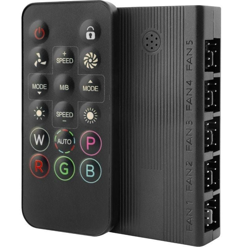 Controlador Hub Remoto Mars Gaming MF-HUB para Ventiladores ARGB
