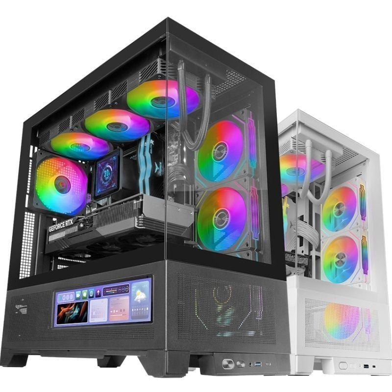 Caixa Gaming Semitorre Mars Gaming MC-LCDX