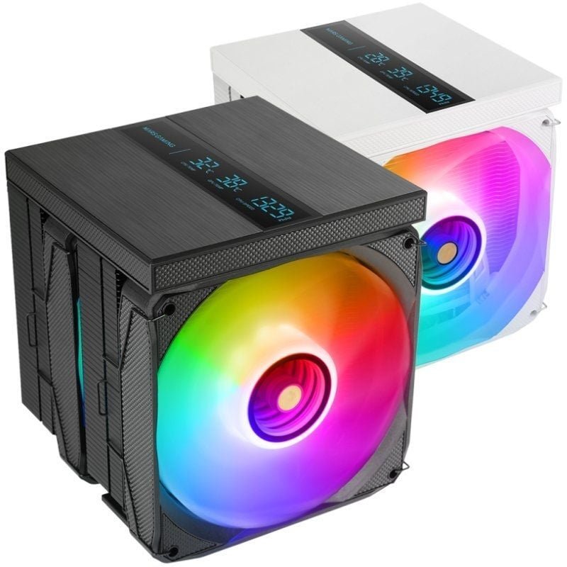 Ventilador com Disipador Mars Gaming MCPU-LCDPRO| 12cm