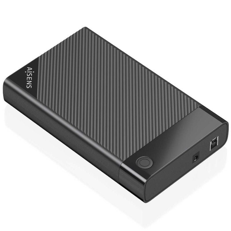 3,5" AISENS ASE-3529B Caso externo do disco rígido | USB 3.1| Sem parafusos