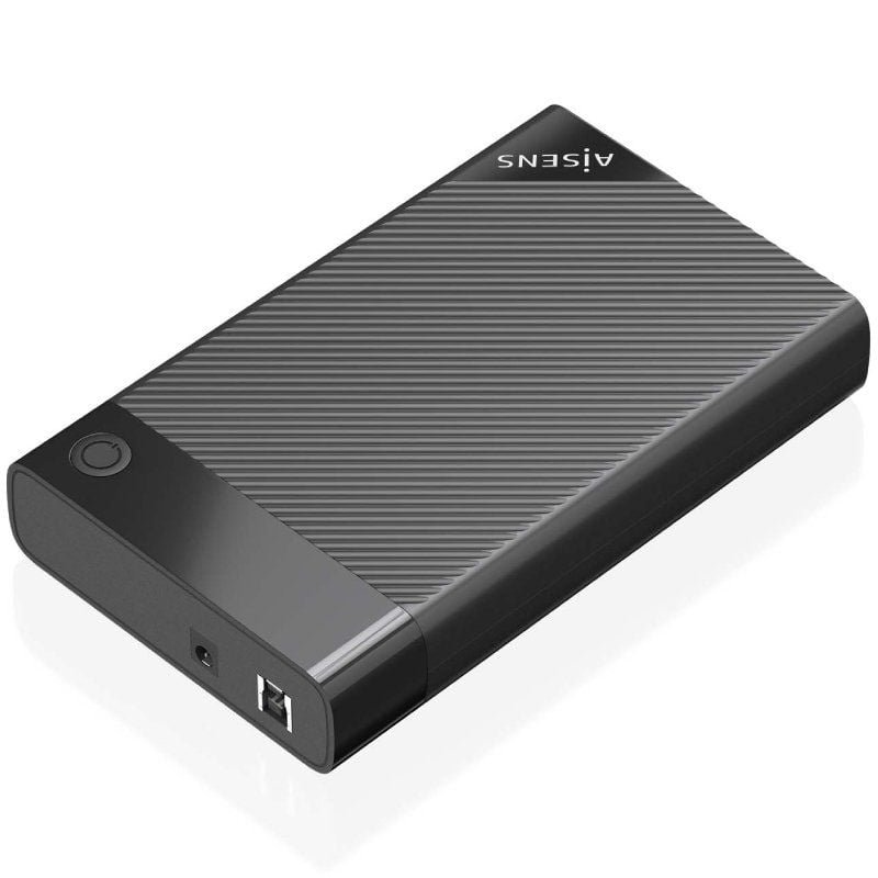 3,5" AISENS ASE-3529B Caso externo do disco rígido | USB 3.1| Sem parafusos