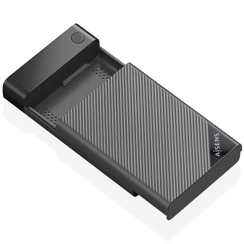 3,5" AISENS ASE-3529B Caso externo do disco rígido | USB 3.1| Sem parafusos