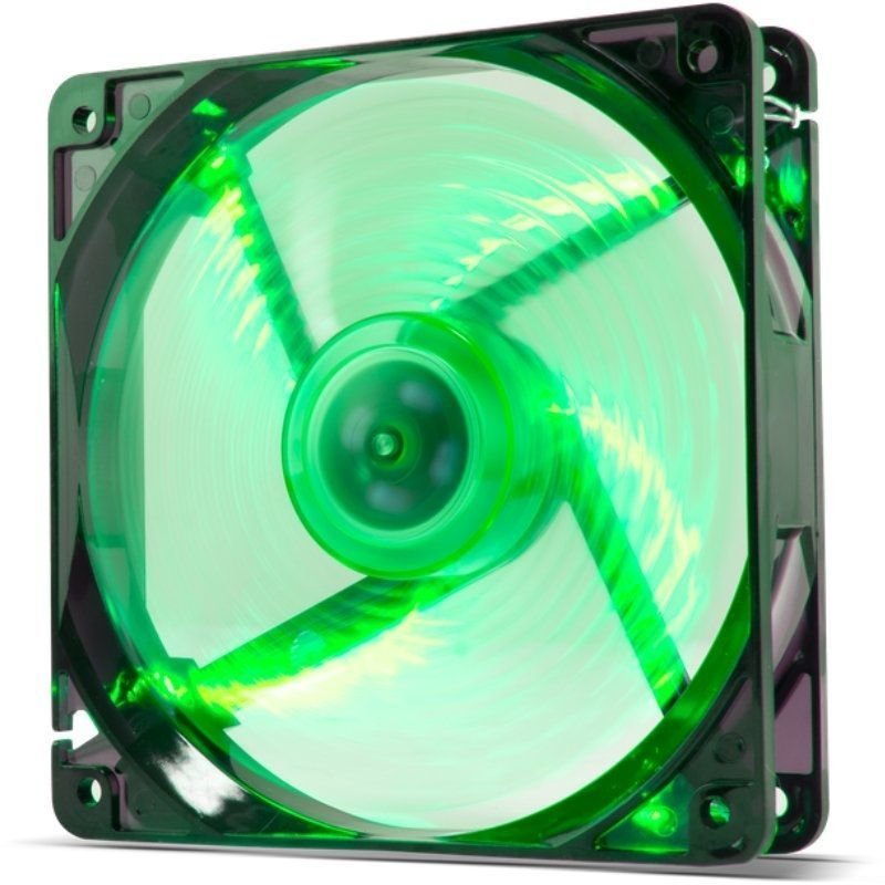Ventilador Nox Coolfan 120 LED de 12 cm de comprimento Verde