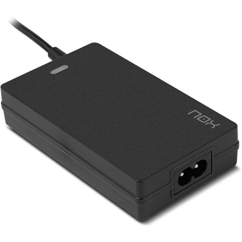 Carregador de portátil Nox 65W| 65W| 1xUSB| Automático| 10 conectores| Tensão 15-20V