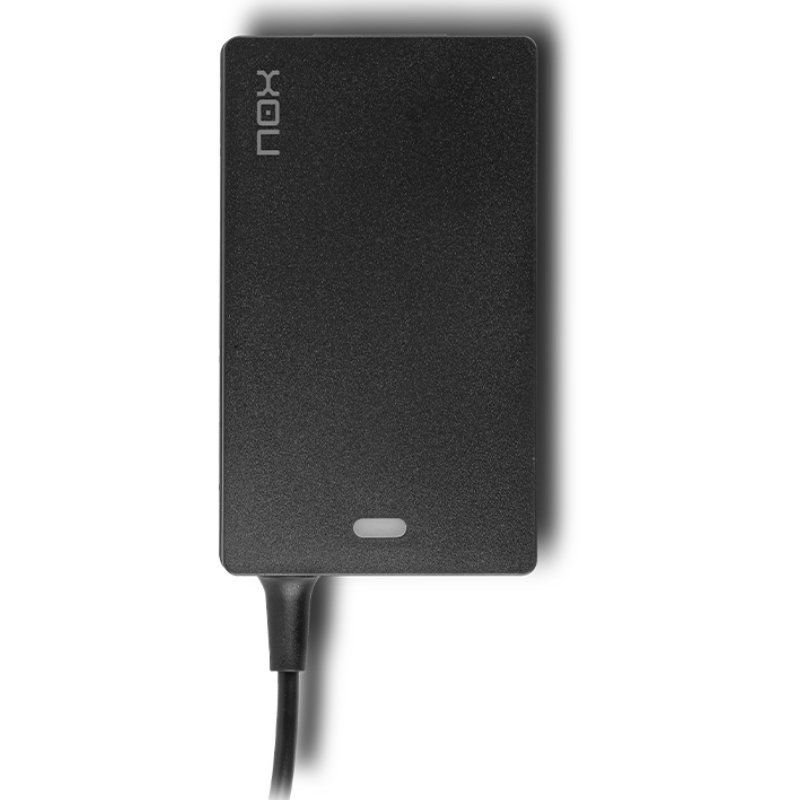 Carregador de portátil Nox 65W| 65W| 1xUSB| Automático| 10 conectores| Tensão 15-20V