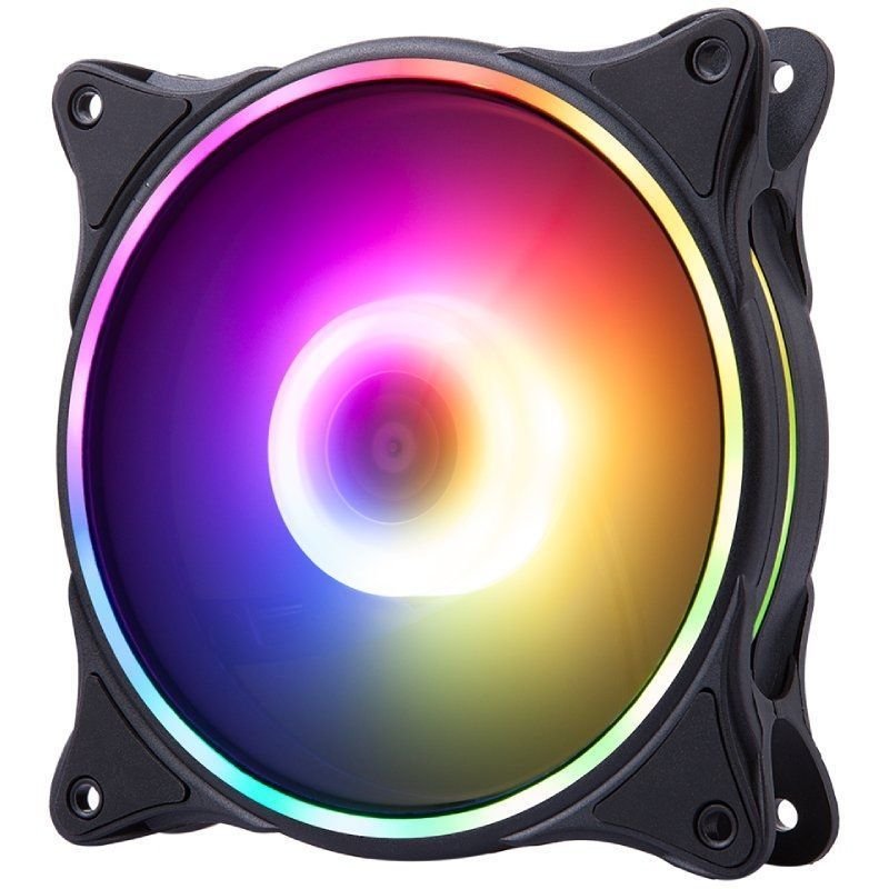 Ventilador Hiditec N18 ARGB| 12cm| preto