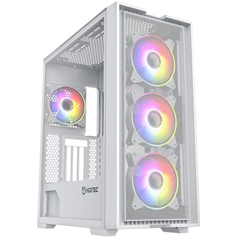 Caixa Gaming Torre Hiditec H2 Air ARGB| Branca