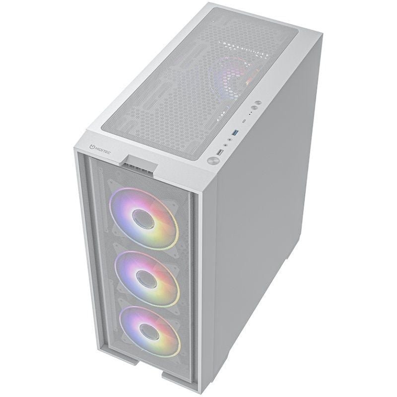 Caixa Gaming Torre Hiditec H2 Air ARGB| Branca