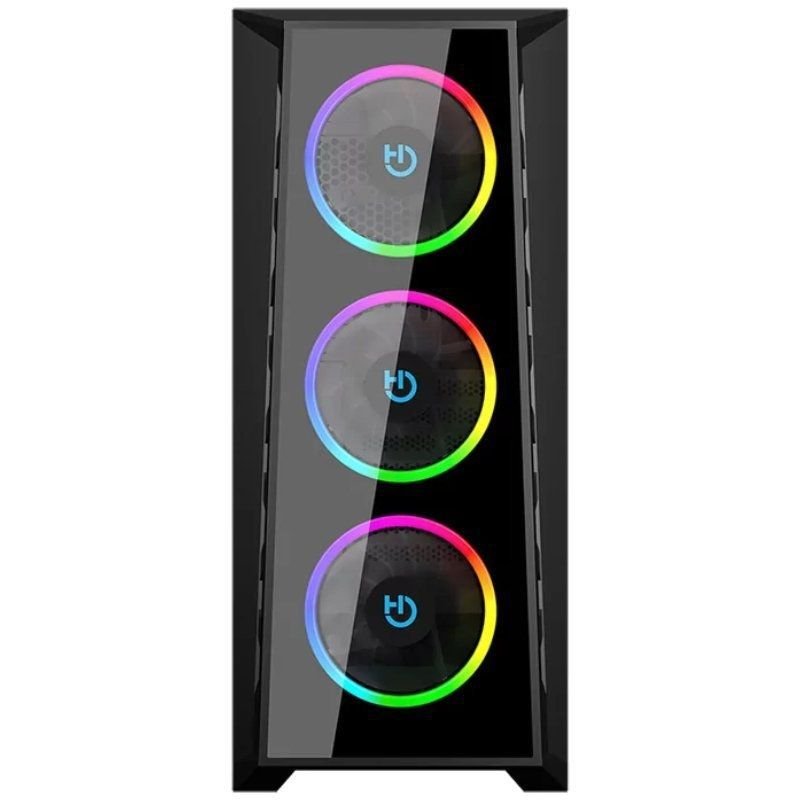 Caixa Gaming Semitorre Hiditec MH12 GLASS
