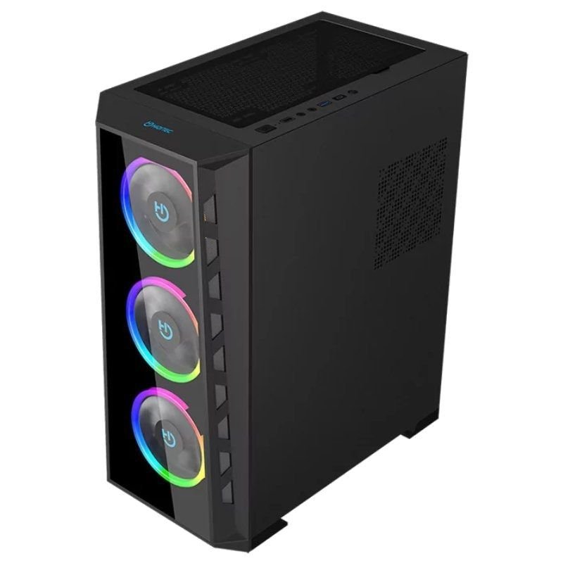 Caixa Gaming Semitorre Hiditec MH12 GLASS