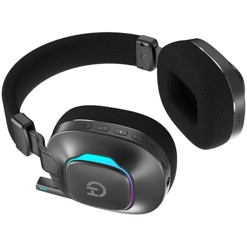 Auriculares Gaming sem fios com microfone Hiditec Vortex ARGB| Jack 3.5| Bluetooth| pretos