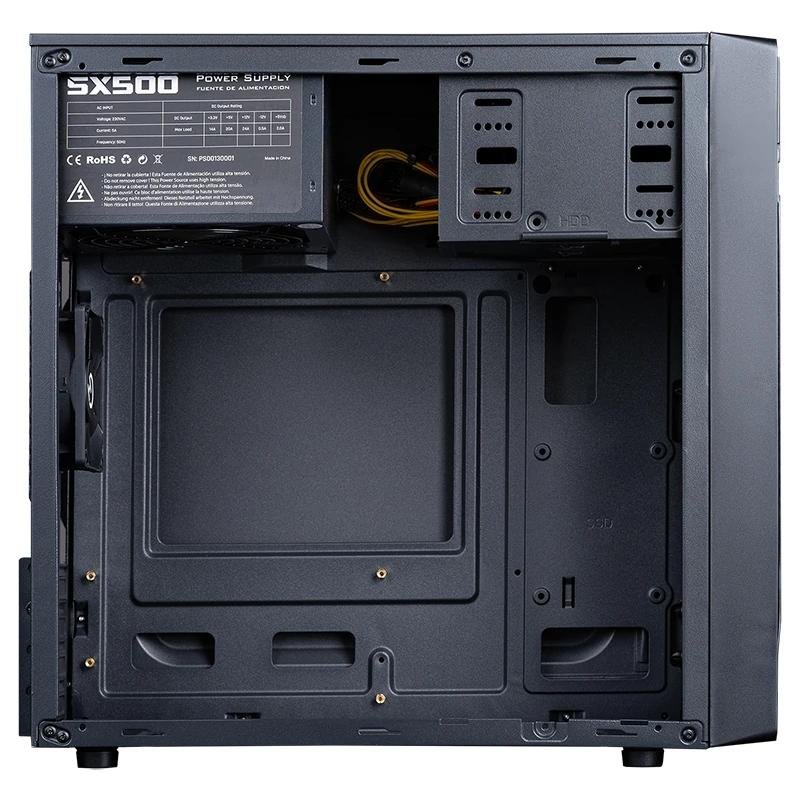 Hiditec Box Micro ATX Q5 Pro USB 3.1 Tipo-C + PSU